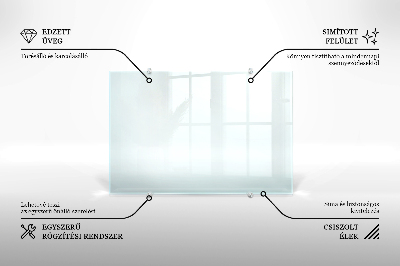 Sticlă bucătărie transparentă