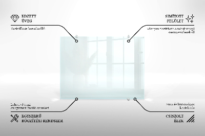 Sticlă bucătărie transparentă