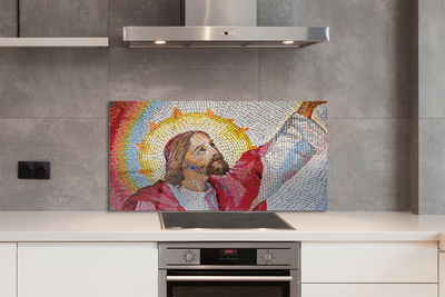 Panouri de sticlă mozaic Isus