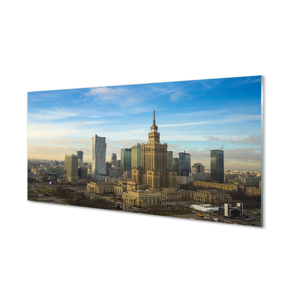 Panouri de sticlă Panorama de zgârie-nori Varșovia