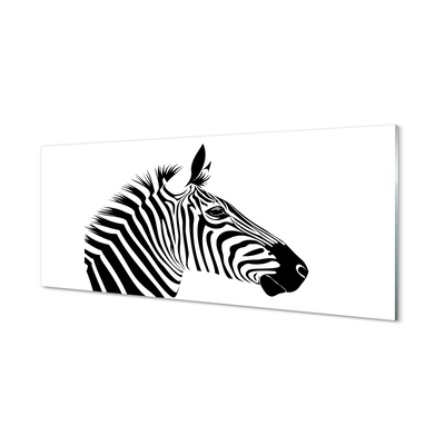 Panouri de sticlă Ilustrarea zebră