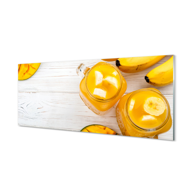 Panouri de sticlă Mango banane periuță