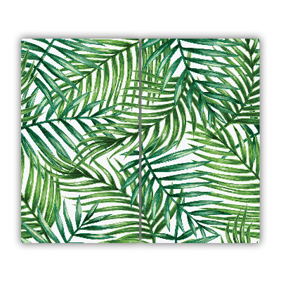 Tocator din sticla frunze de palmier