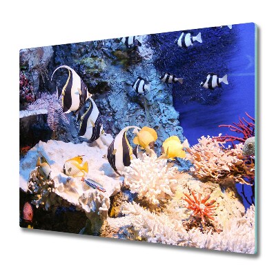Tocator din sticla recif de corali