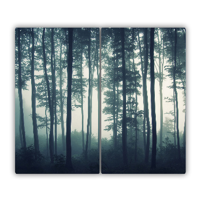 Tocator din sticla Pădure în ceață