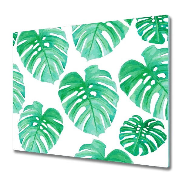 Tocator din sticla Monstera