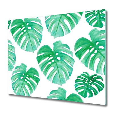 Tocator din sticla Monstera