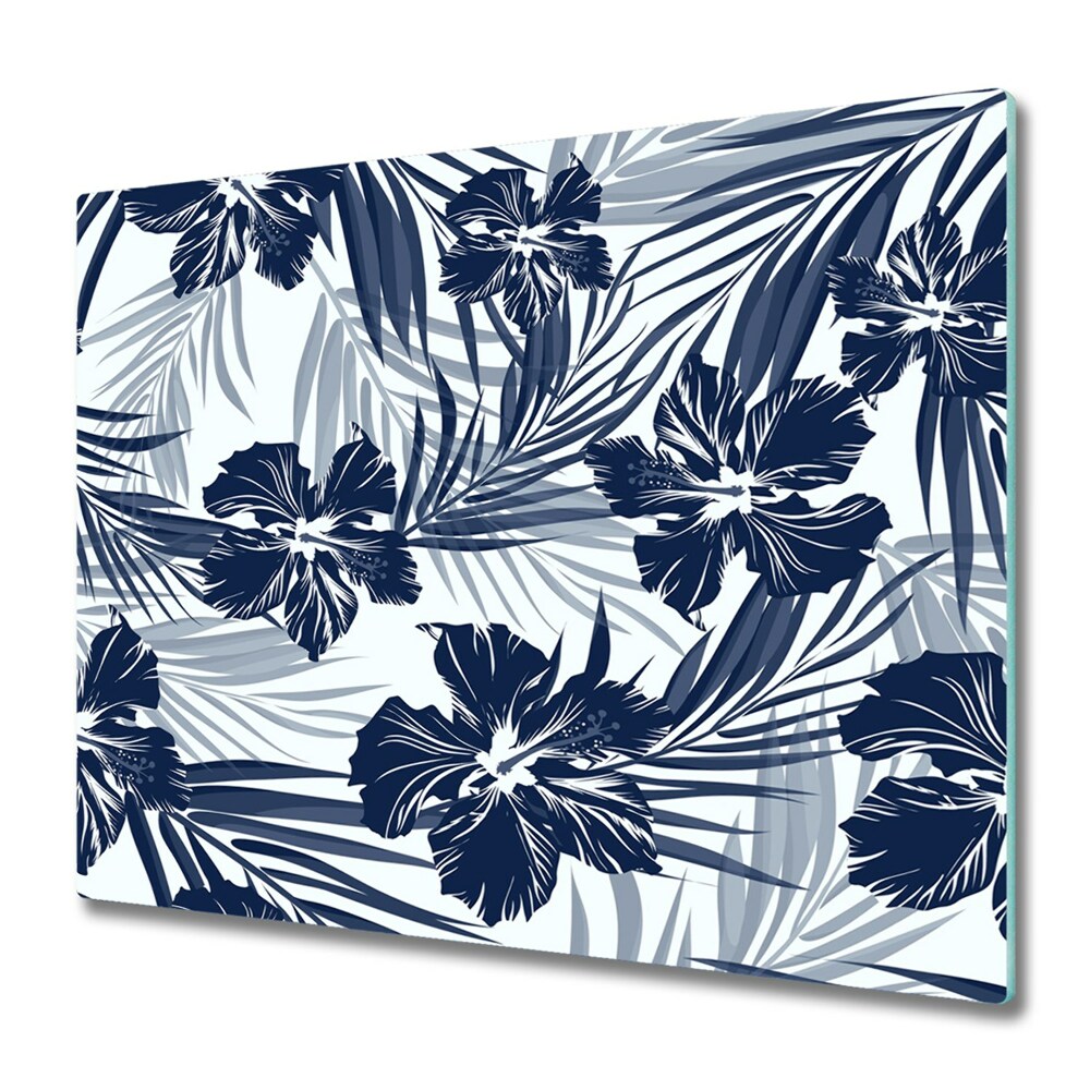 Tocator din sticla Flori tropicale