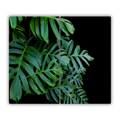 Tocator din sticla Monstera