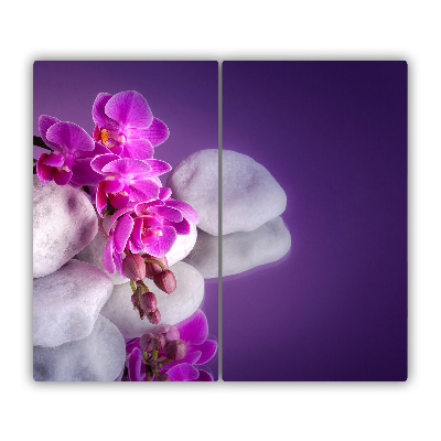 Tocator din sticla Orhidee