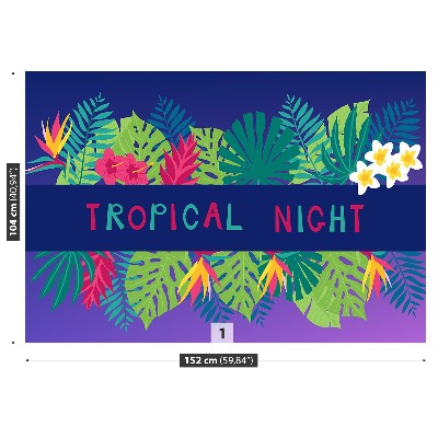 Fototapet tropical noapte