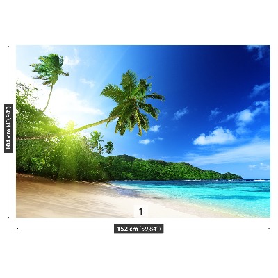 Fototapet Plaja în Seychelles