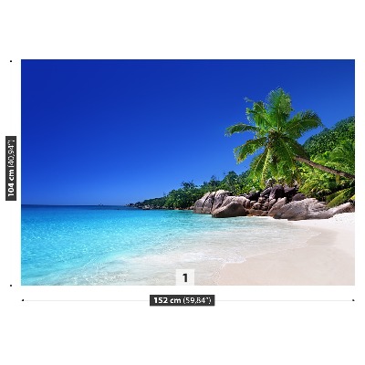 Fototapet Seychelles Beach