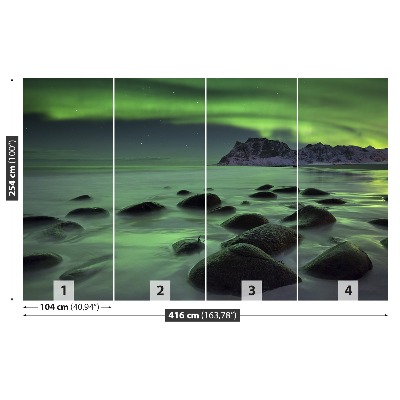 Fototapet Aurora boreala