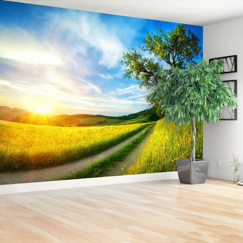 Fototapet Meadow copac