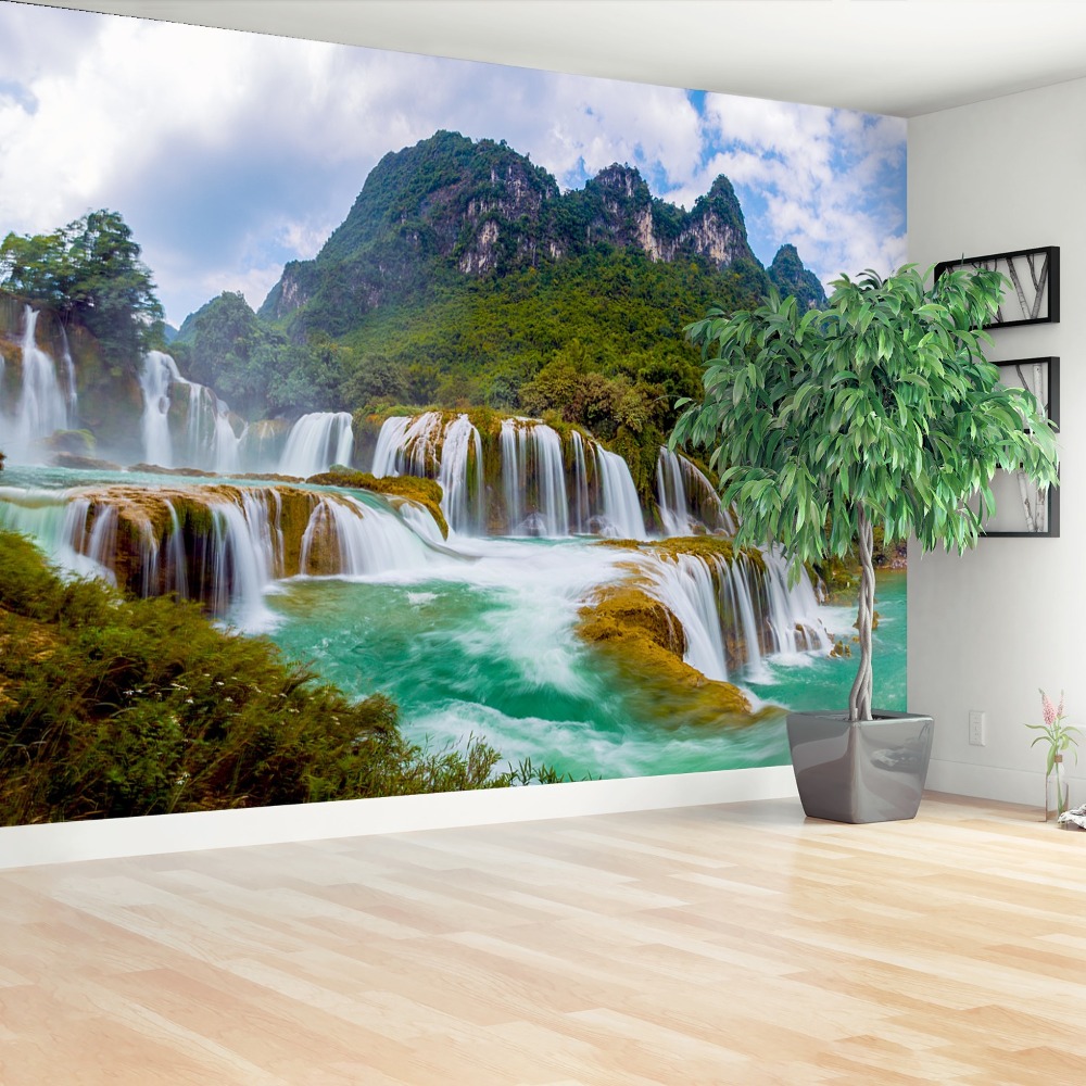 Fototapet Ban Gioc Cascada