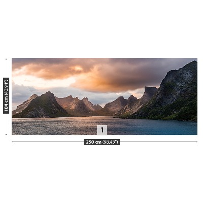 Fototapet Lofoten Norvegia