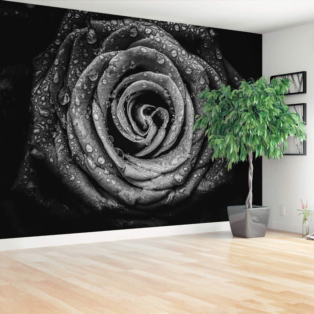 Fototapet Rose negru