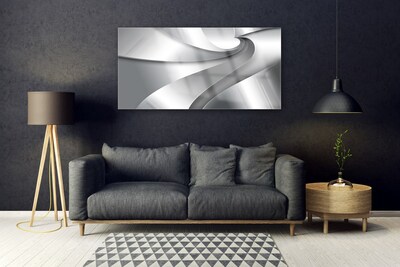 Tablouri acrilice Abstract Art Art Silver Grey