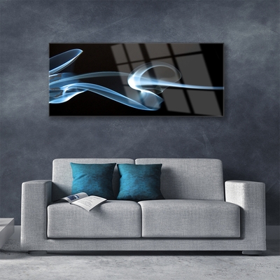Tablouri acrilice Abstracție Art Albastru Negru