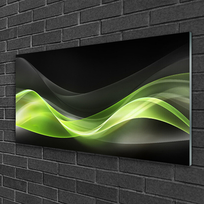 Tablouri acrilice Abstract Art Verde Gri Negru
