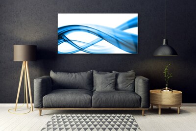 Tablouri acrilice Abstract Art Albastru Alb
