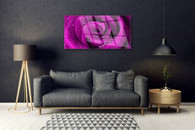 Tablouri acrilice Rose Floral roz