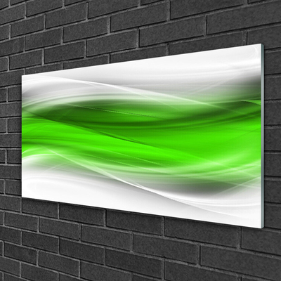 Tablouri acrilice Abstract Art Verde Gri Alb