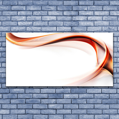 Tablouri acrilice Abstract Art Galben Portocaliu Alb