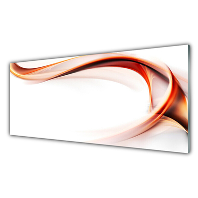 Tablouri acrilice Abstract Art Galben Portocaliu Alb