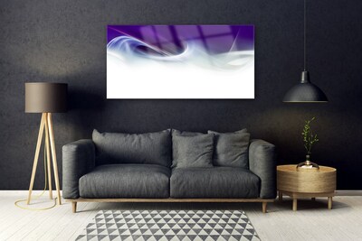 Tablouri acrilice Abstract Art Alb Gri Violet