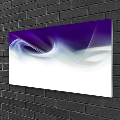 Tablouri acrilice Abstract Art Alb Gri Violet