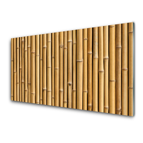 Tablouri acrilice Bamboo Canes Floral Galben