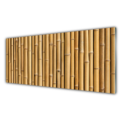 Tablouri acrilice Bamboo Canes Floral Galben