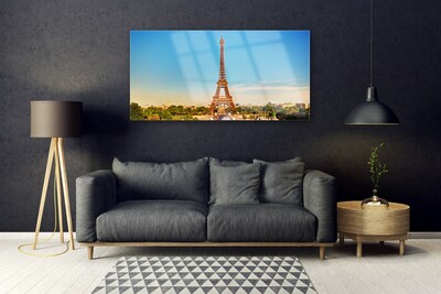 Tablouri acrilice Turnul Eiffel Paris Arhitectura Brown