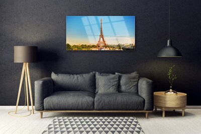 Tablouri acrilice Turnul Eiffel Paris Arhitectura Brown