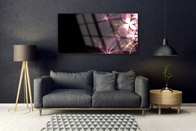 Tablouri acrilice Abstract Art Negru Roz Aur