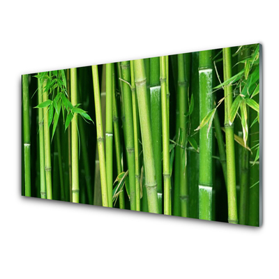 Tablouri acrilice Bamboo Tulpini Floral Verde