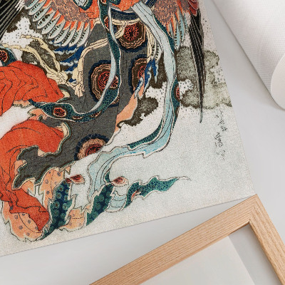 Poster rezistent pentru perete Hokusai japonez în stil vintage ukiyo-e