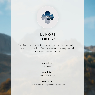 Poster în culori saturate Munți și păduri în culorile toamnei