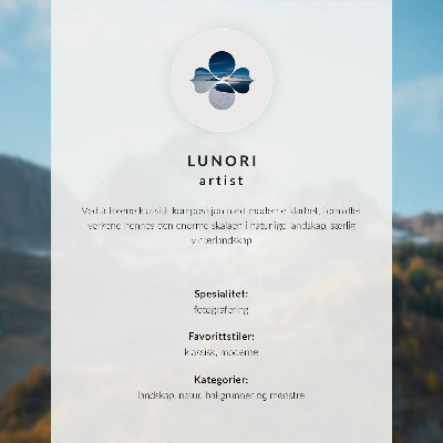 Poster în culori saturate Munți și păduri în culorile toamnei