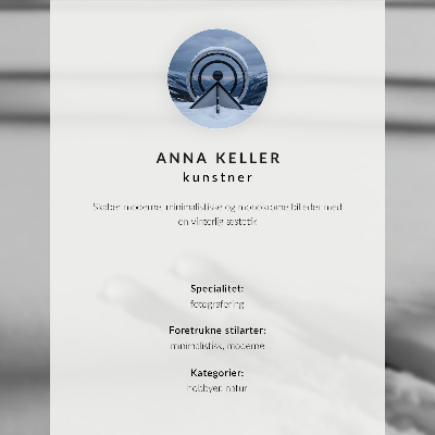 Poster în culori saturate Minimalism alb gri schiuri umbre pace
