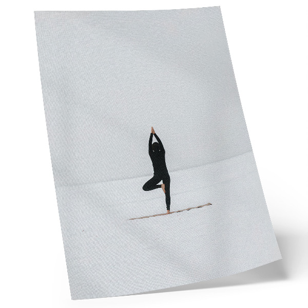 Poster rezistent pentru perete Minimalism figură yoga pace armonie
