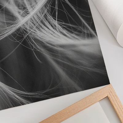 Poster în culori saturate Linii delicate, stil abstract modern