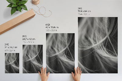 Poster în culori saturate Linii delicate, stil abstract modern