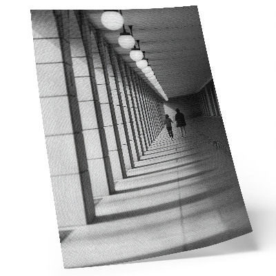 Poster rezistent pentru perete Arhitectură modernă umbre lungi simetrie
