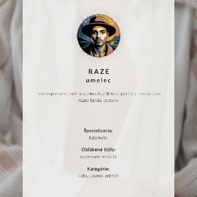 Poster rezistent pentru perete Portretul unei femei pline de emoții