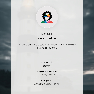 Grafică modernă pe pânză Un far pe un fundal de iarbă înaltă