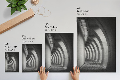 Grafică modernă pe pânză Eleganță alb-negru a spațiului futurist
