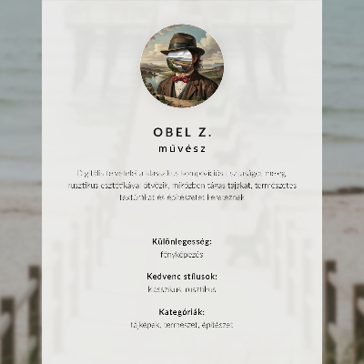 Poster în culori saturate Satul de pe malul mării, munții apusului de soare